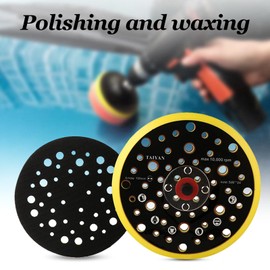 Polishing Discs, 6 Inch Grinder Base Sanding Disc 150 mm Velcro, Replacement Disc with 54 Holes, High Performance Sanding Disc for Polishing and Grinding, Suitable for Random Orbital Sanders and Angle