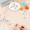 Threlaco 12 Pcs Hydraulic and Pneumatic Kit 10ml Plastic Syringe