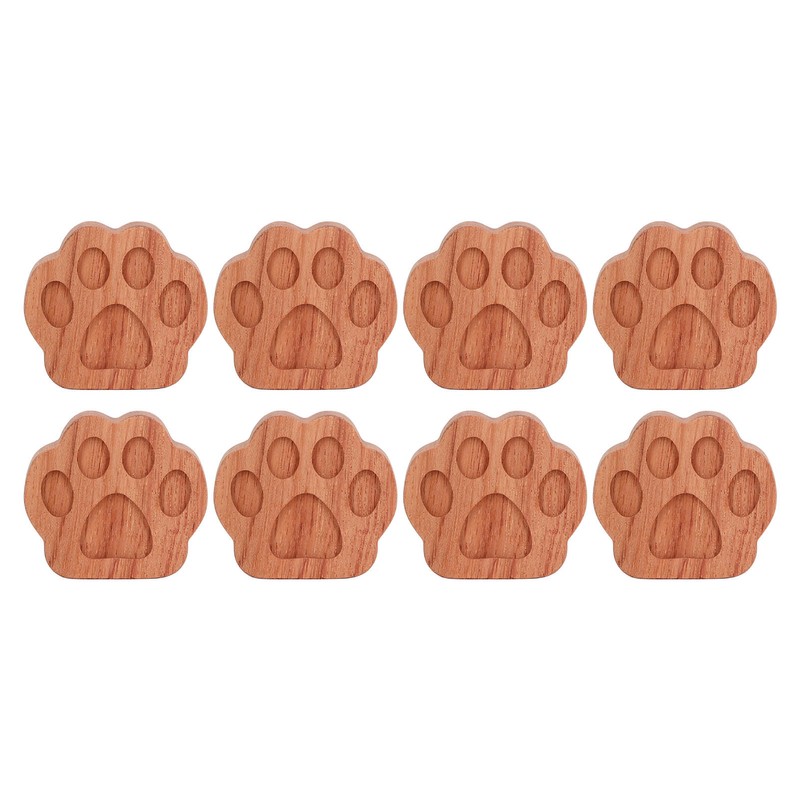8pcs Essential Oil Car Diffuser Cat Paw Shape Simple Compact