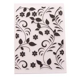 NZJ Spring Leaves Wall Brick Dandelion Plastic Embossing Folders for Card Making Scrapbooking and Other Paper Crafts (Spring Leaves)
