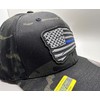 GNB CUSTOM EMBROIDERY LLC Thin Blue Line American Waving 3D
