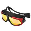 Adult Large Frame Waterproof Antifog Swimming Goggles Electroplate Plain Glass