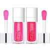 2 Set Lip Oil Hydrating Tinted Lip Balm, Plump Lip
