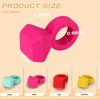 16 Pcs Ring Erasers, Funny Cute Rubber Erasers, Ring-Shaped Pencil