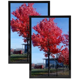 8.5x11 Picture Frame Set of 2,Diploma Certificate Frame,Document Frame Display Pictures 8.5x11 Picture Frame Black