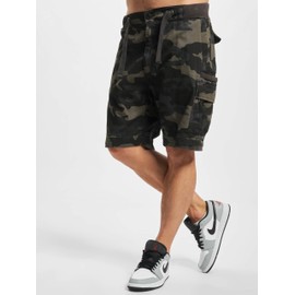 Brandit Men's Packham Vintage Shorts, Dark camo