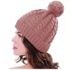 iDopick Winter Knit Beanie Hat for Men Women, Wool Knit