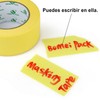 BOMEI PACK Cinta de Pintor Amarillo 1.88 Pulgadas x 60