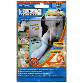 Pawflex Bandages Medimitt Bandages for Pets (Pack of 4) XSmall