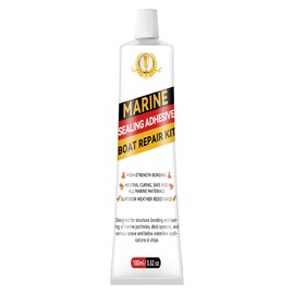 Marine Sealant, Marine Adhesive Sealant for Boats, Hulls, Decks, Marine Sealant with Gloves, Nozzle