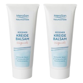 Merasan Original Rügener Chalk Balm 2 x 200 ml Tube - Natural Cosmetics Chalk Mud Chalk Rüger Dreikronen Joint Balm