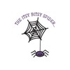 CafePress The Itsy Bitsy Spider... Round 4" MDF Holiday Ornament