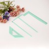 ciciglow Complete Bookbinding Ruler Kit,Metal Scrapbooking & Kit,Complete Great Stencils