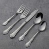 Oneida True Rose 45 Piece Everyday Flatware, Service for 8,