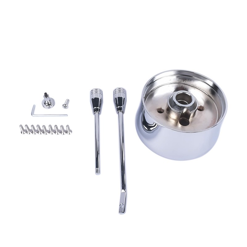 Woosphy 28" Chrome Tilt Street Rod Floor Shift Steering Column