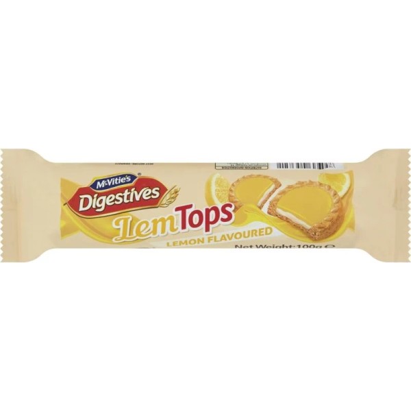 McVitie's Mcvities Lemtops Digestives 100g