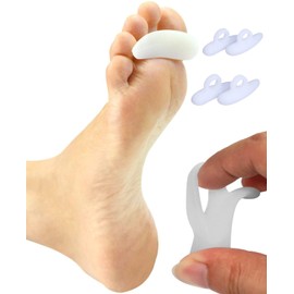 Pedimend Hammer Toe Pads (2PAIR) - Toe Straightener for Curled, Curved, Claw & Mallet Toe Relief - Reduces Toe & Foot Discomfort - One Size Fits Most Toe - Unisex - Foot Care