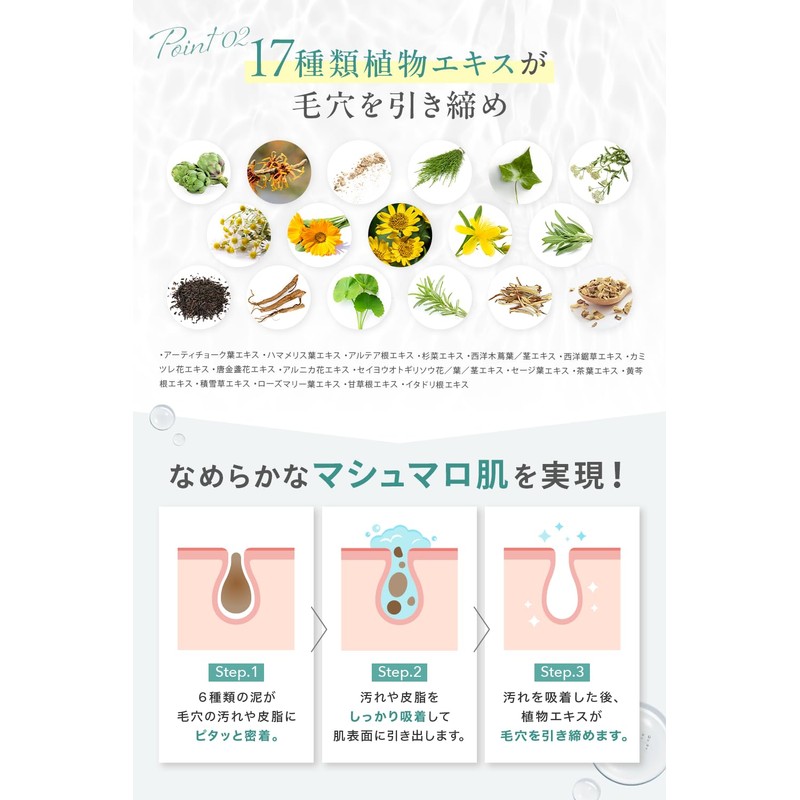 VEGANICAL Mud Cleansing & Mud Pack, 2-Way Facial Cleansing Foam