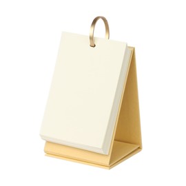 Blank Desk Calendar Small Notepad Loose Leaf Spiral Pad DIY Memo Sign Mini Notebook Office Household Memo Paper Time Planner Students Flashcards Blank Note for Notes Painting Learning