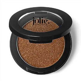 Jolie Silky Molten Pressed Powder Eyeshadow, Ultra Blendable Metallic Shimmery Finish - Sandalwood