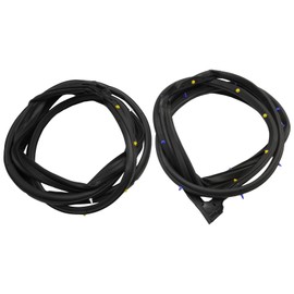 UOIENRT 2Pcs 72310-TA5-A02 Front Door Weatherstrip Moulding Seal Rubber, Replacement for Accord 2008 2009 2010 2011 2012, Replaces 72350-TA5-A02 72350-TA0-A01 72350-TA5-A01