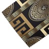 Retro Black Gold Greek Key Meander Luxury Placemats for Dining