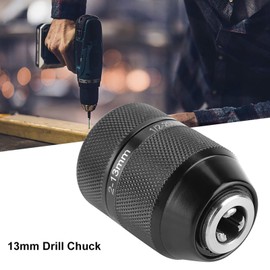 3/8" Thread Drill Chuck, 13mm Keyless Drill Chuck, Drill Chuck Beautiful for DC Electric Drills