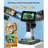 LCD Digital Microscope,4.3 Inch 1080P 10 Megapixels,10MP Camera Video Recorder