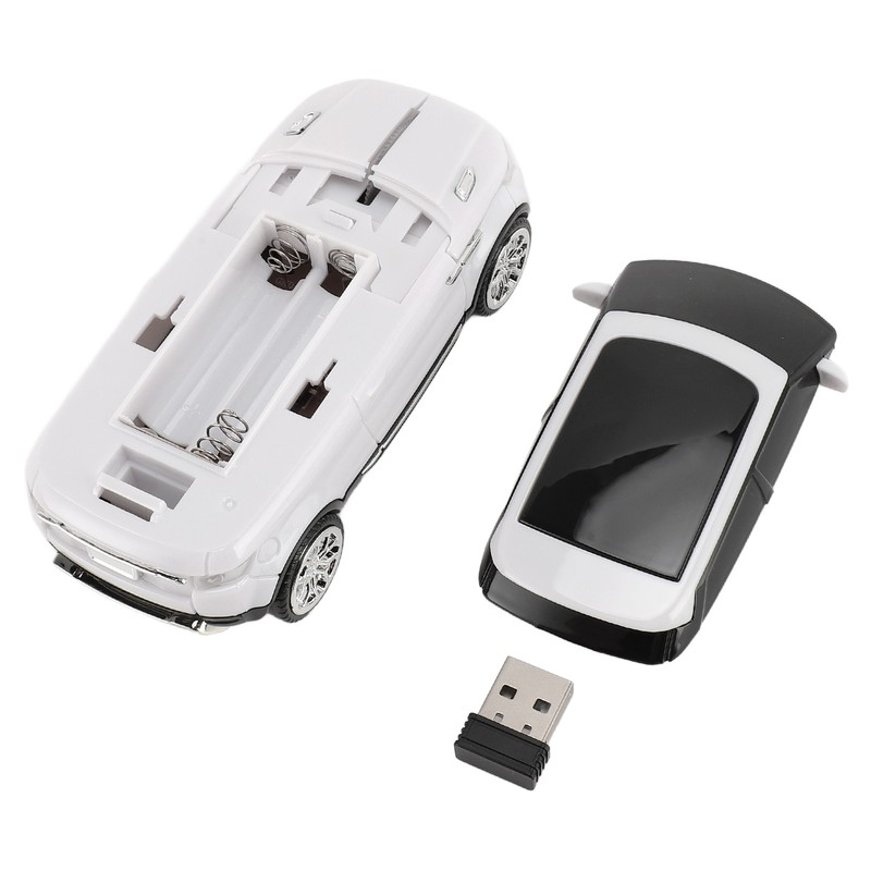 Car Shape Wireless Gaming Mice 2.4GHz 1600 DPI Cool 3D
