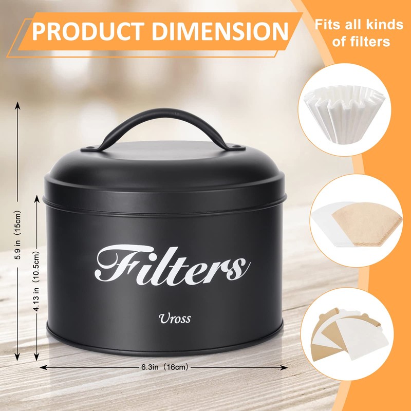 Uross Soporte para filtro de café, soporte para filtro de
