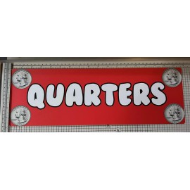 American Changer Quarters AC6000 Change Machine Decal Laminated (American Changer)