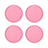 Partuto 4 Pcs 7cm Universal Car Cup Holder Coaster -