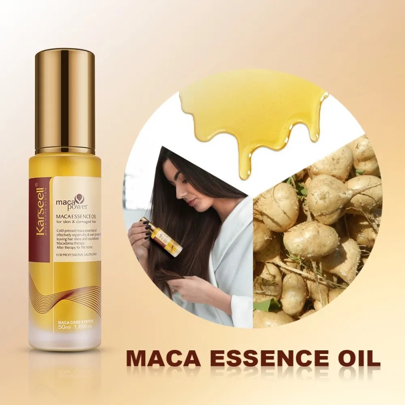 Karseell Aceite Tratamiento Para Cabello Seco Y Dañado 3en1