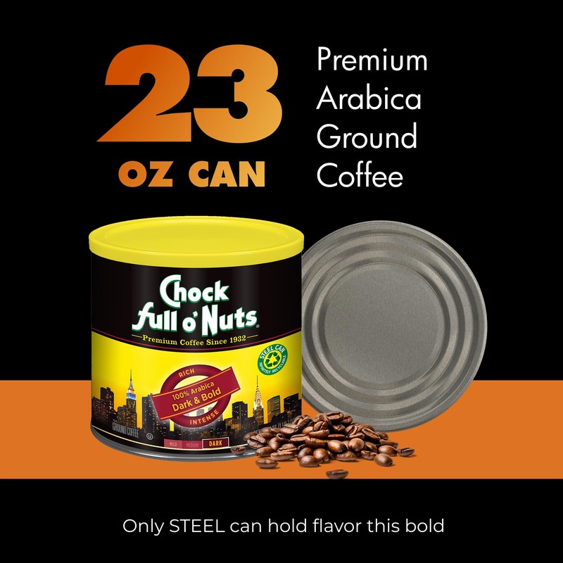 Chock Full o' Nuts Dark & Bold Ground Coffee –
