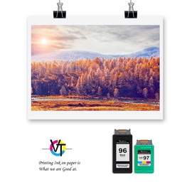 Valuetoner Remanufactured Ink Cartridge Replacement for HP 96 & 97 C8767WN C9363WN Printer (3 Black, 2 Tri-Color) 5 Pack