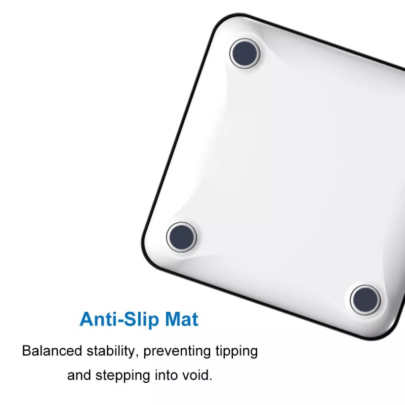 Wellue Rechargeable Large Display Weight Scale Body Scale Bathroom Scale