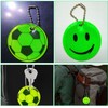 WADY Safety Reflector Pendants, Reflective Keychains, 20 PCS Night Light