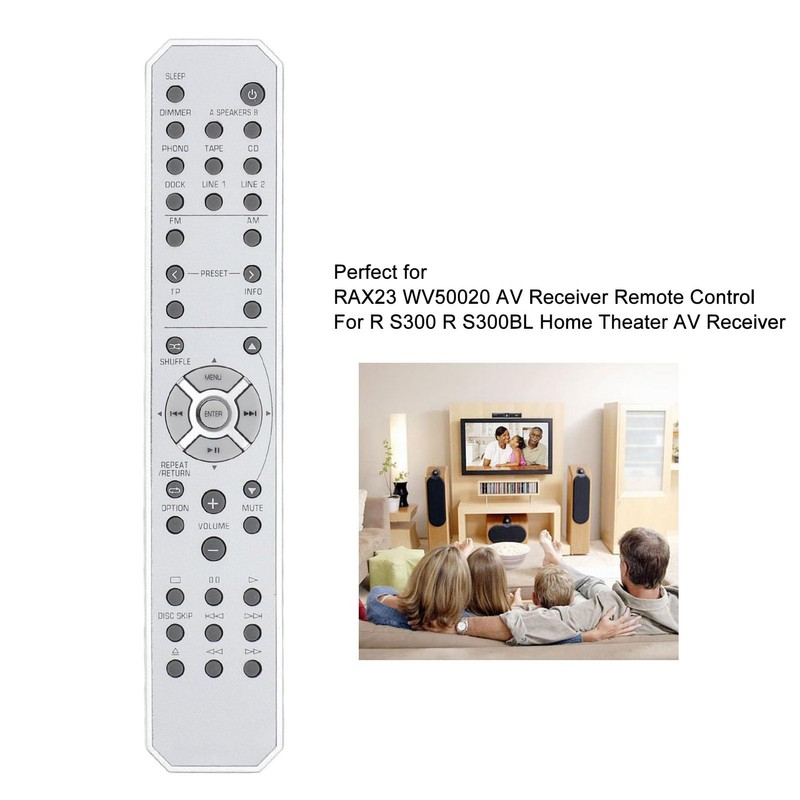 RAX23 WV50020 Remote Control for AV Receiver, Remote Control for