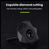 JMFahrrad Diamond-Cut Bicycle Stem Headset Top Cap, Black