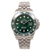 Technos T9C11MM Men's Wristwatch, Water Resistant, 10 ATM, Silver, green,