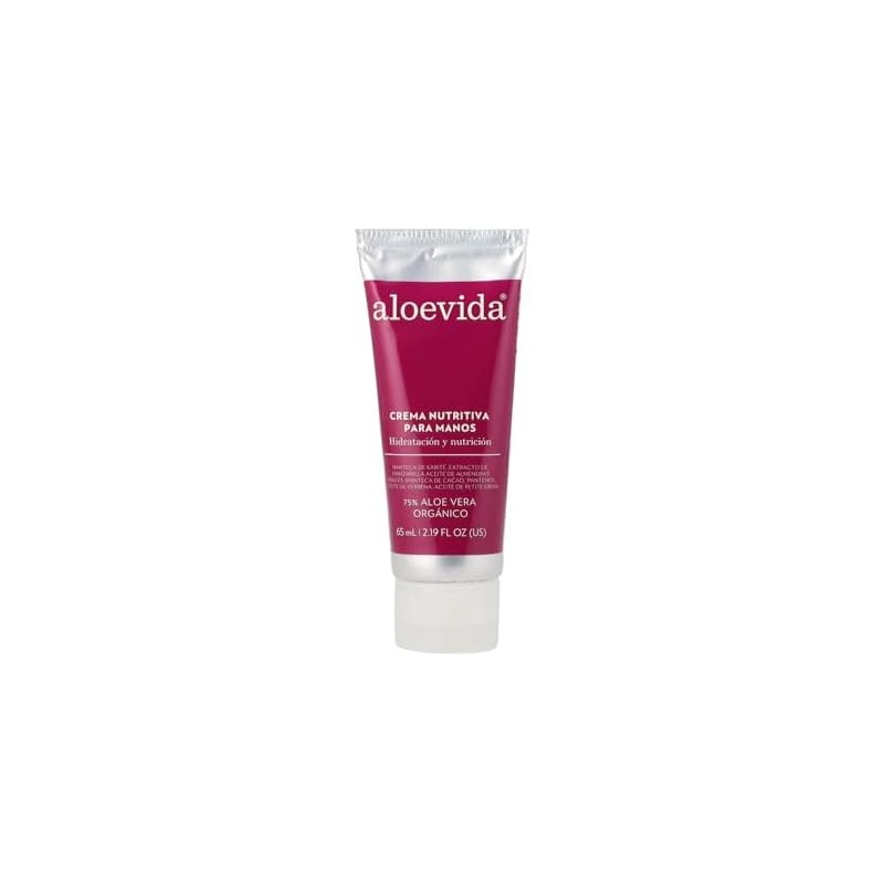 Aloevida Crema Nutritiva para manos 75% Aloe vera orgánico 65