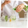 KICHOUSE Glass Design Petri Dishes Flat Bottom 100mm High Borosilicate