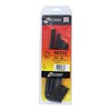 BONDHUS Hexagonal L-Wrench Anti-Fiddling Long Set, Black Dyed, 8 Piece