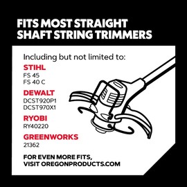 Oregon 22-095 Gatorline Professional Magnum 5-Pound Spool of .095-Inch-by-1134-Foot Square-Shaped String Trimmer Line