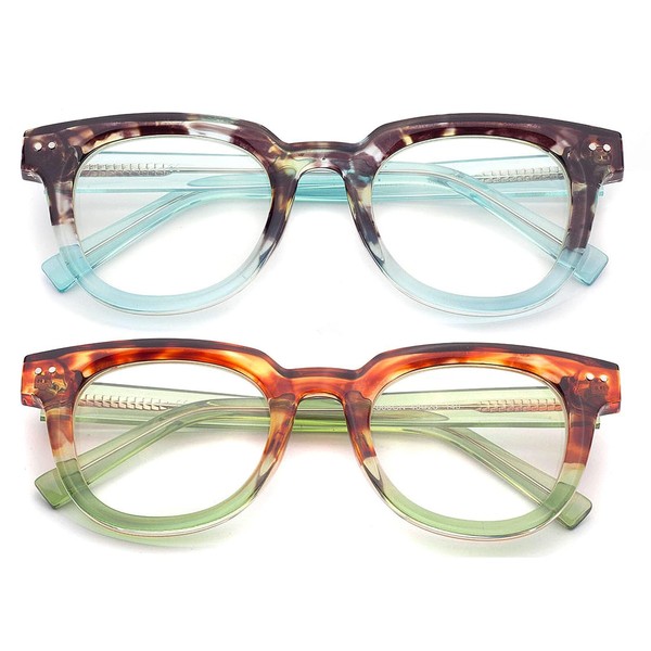 ESAVIA Trendy Premium Reading Glasses for Women Oprah Style Computer