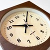 KATOMOKU Dual use clock 6 km-131BRRC Brown Radio Clock Continuous