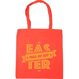 Hippowarehouse easter full of joy Tote Shopping Gym Beach Bag 42cm x38cm, 10 litres