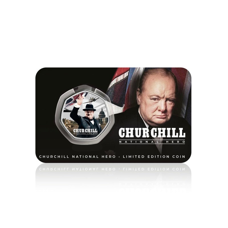 60th Anniversary of the Death of Winston Churchill Silver Coin