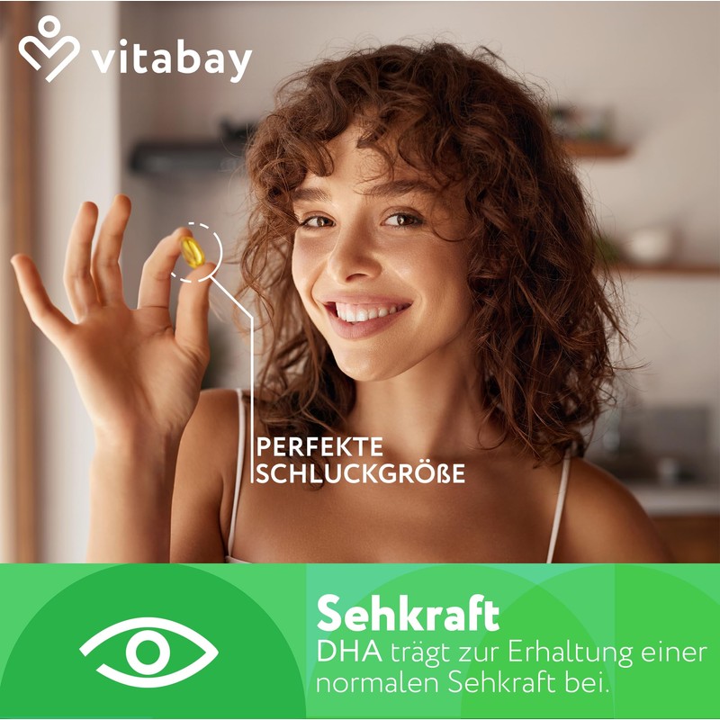 Vitabay Omega 3 Vegan High Dose - 1100 mg Algae