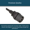 5m Kettle lead UK - Printer power cable - IEC